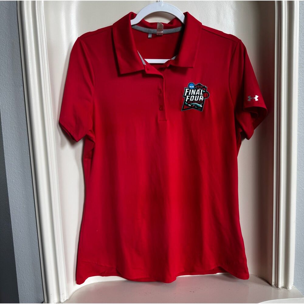 Collector Item Under Armour Women Large Final Four 2018 San Antonio Polo Shirt